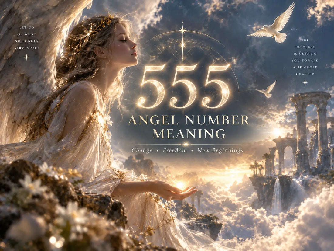555 Angel Number Meaning: Major Life Changes, Manifestation & Best Crystals