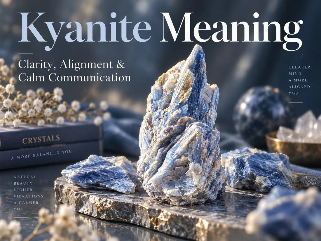 Kyanite Meaning & Spiritual Benefits: Alignment, Intuition & Chakra Guide