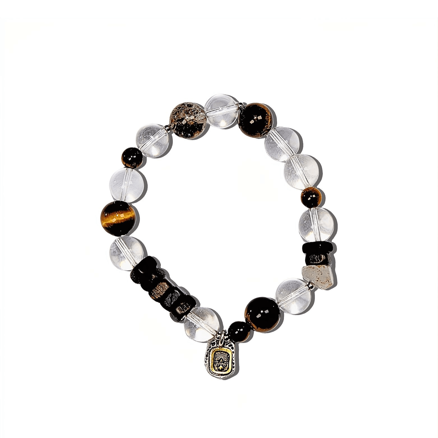 10mm Natural White Crystal Bracelet for Clarity & Balance, Designed for Healing and Protection