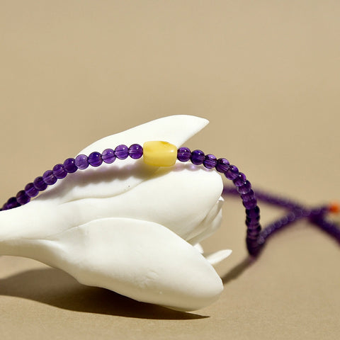 4.5mm Spiritual Harmony Amethyst Multi-Wrap Bracelet